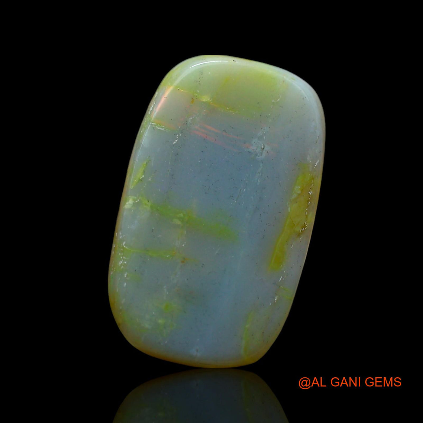 10.00 Cts Natural Australian Fire Opal Loose Gemstone Oval Cabochon 19x11x6 mm AF-428