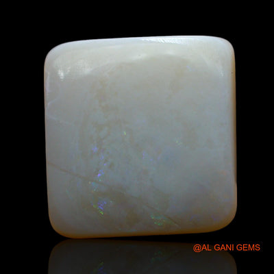 Natural Untreated Fire Opal Loose Gemstone Square Cabochon From Australia 10.00 Cts 15x14x6 mm AF-429