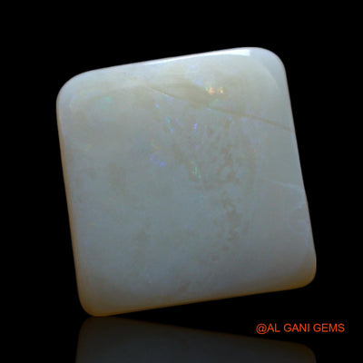 Natural Untreated Fire Opal Loose Gemstone Square Cabochon From Australia 10.00 Cts 15x14x6 mm AF-429
