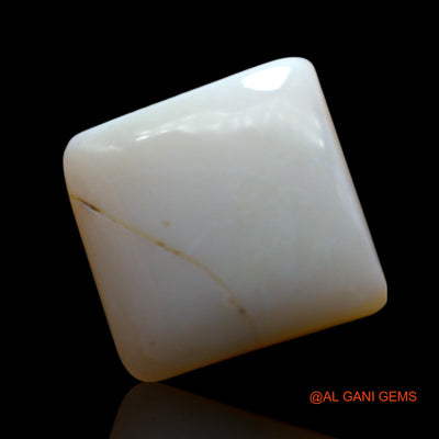 Natural Untreated Fire Opal Loose Gemstone Square Cabochon From Australia 10.00 Cts 15x14x6 mm AF-429