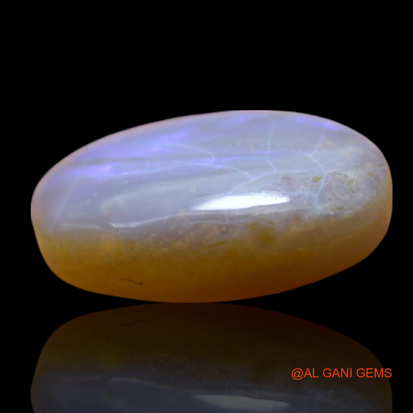 9.00 Cts Natural Australian Fire Opal Loose Gemstone Oval Cabochon 18x12x5 mm AF-42