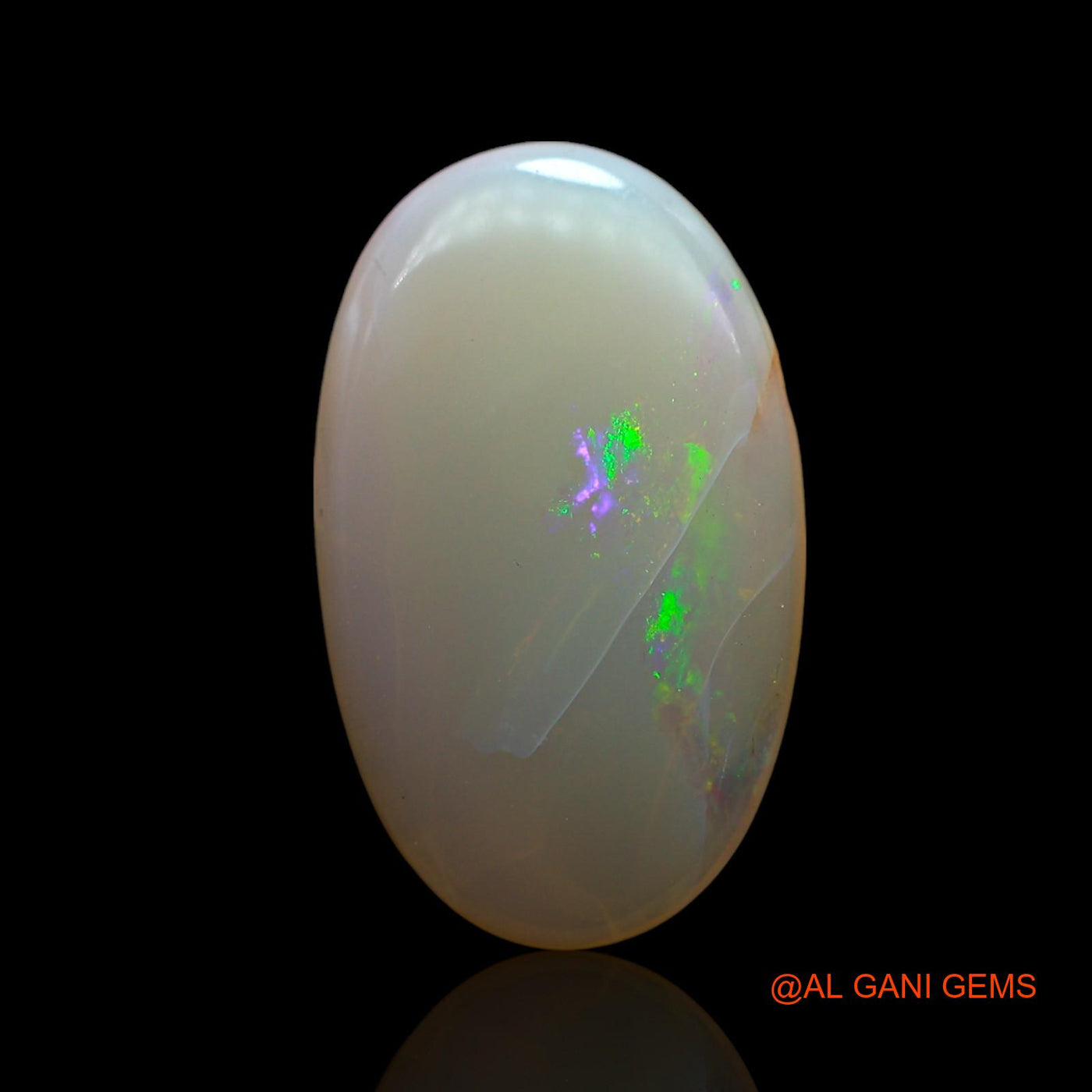 5.00 Cts Unheated Australian Fire Opal Loose Gemstone Oval Cabochon Natural 19x11x3 mm AF-433