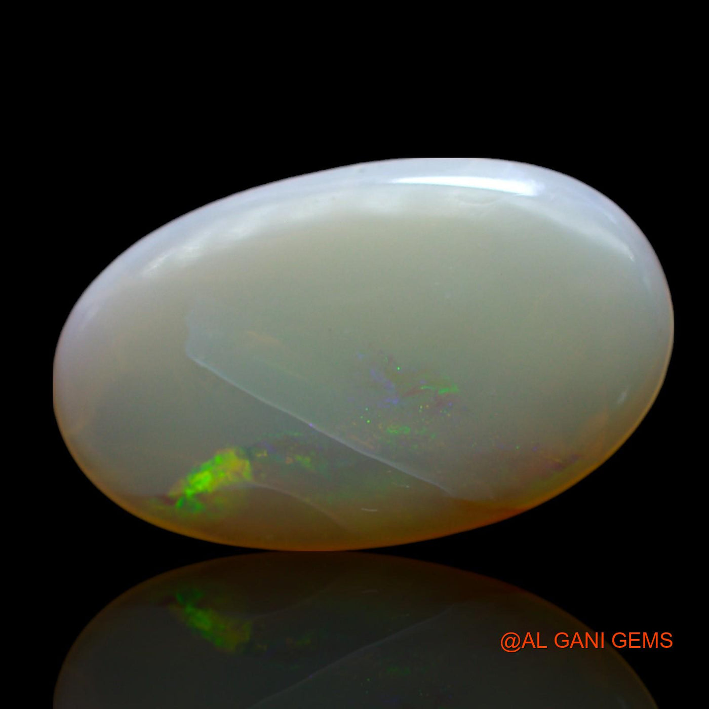 5.00 Cts Unheated Australian Fire Opal Loose Gemstone Oval Cabochon Natural 19x11x3 mm AF-433