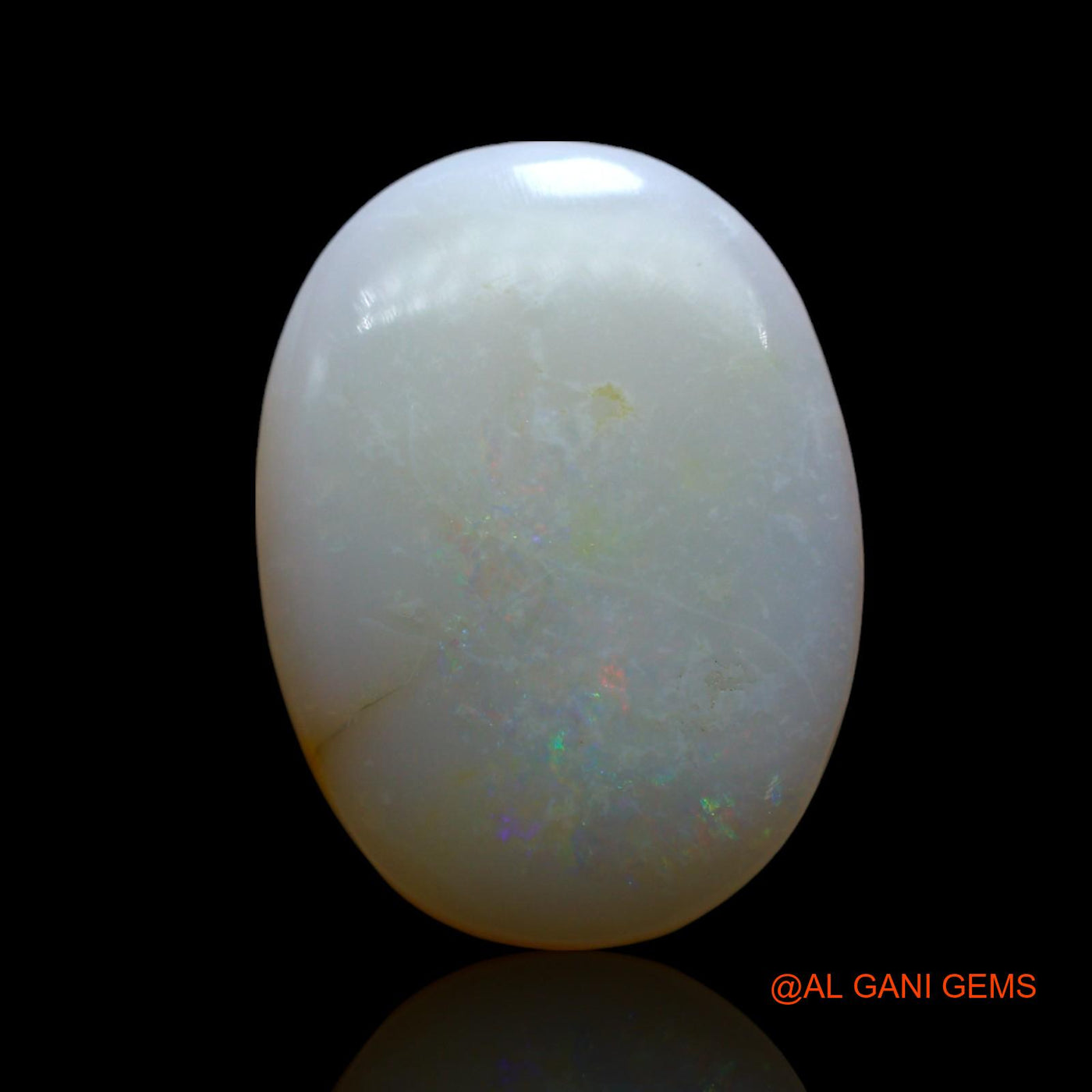 6.00 Cts Natural Australian Fire Opal Loose Gemstone Oval Cabochon 18x13x4 mm AF-434