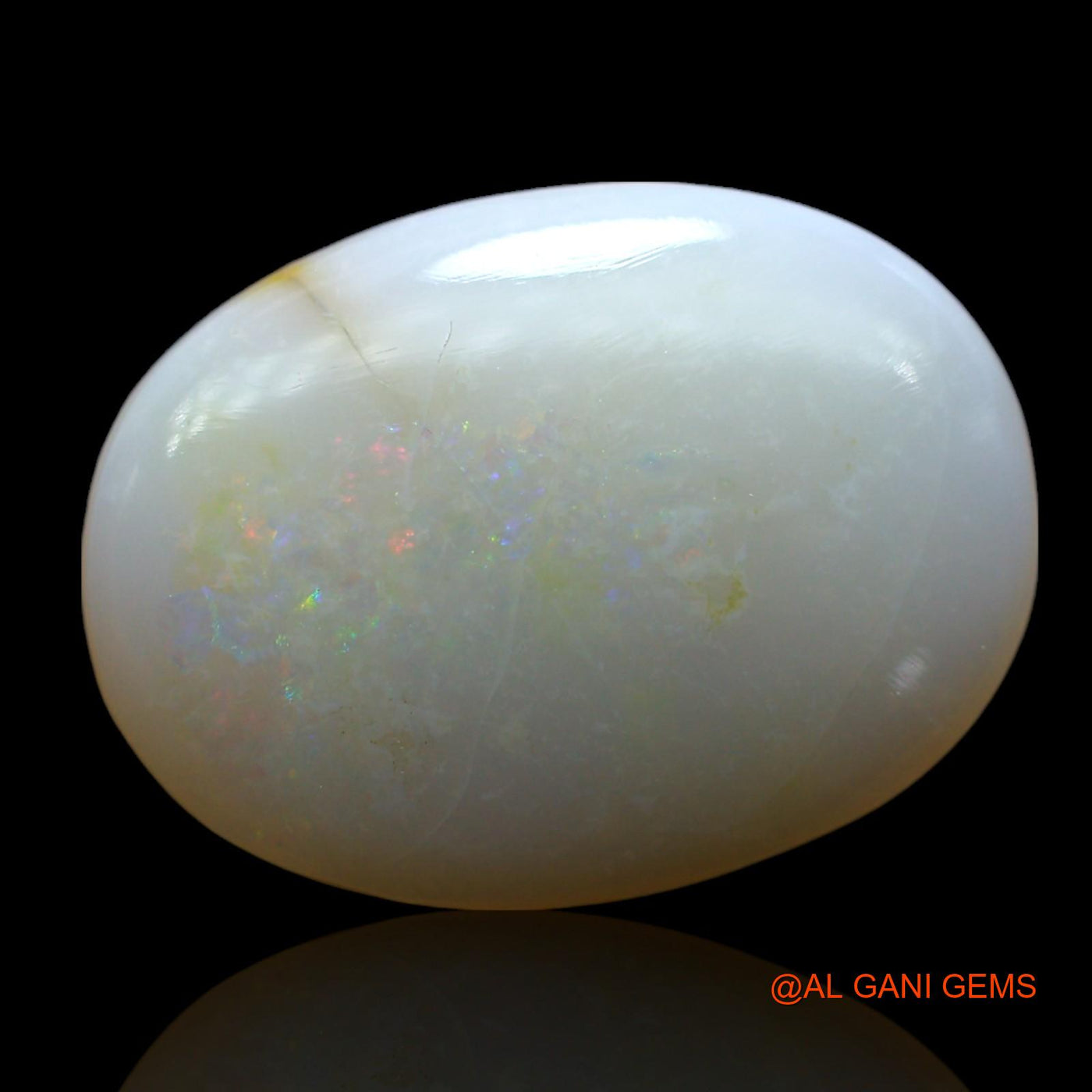 6.00 Cts Natural Australian Fire Opal Loose Gemstone Oval Cabochon 18x13x4 mm AF-434