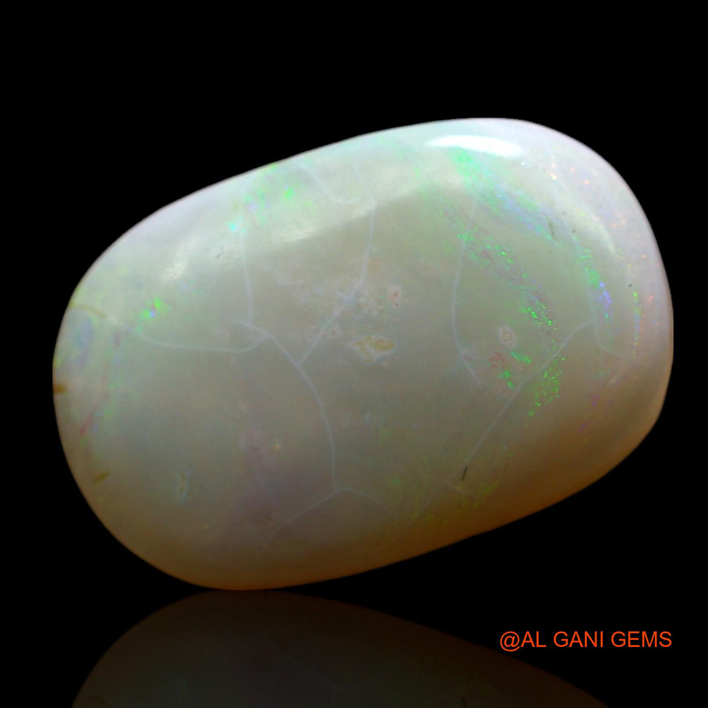 7.00 Cts Natural Australian Fire Opal Loose Gemstone Oval Cabochon 18x12x4 mm AF-435