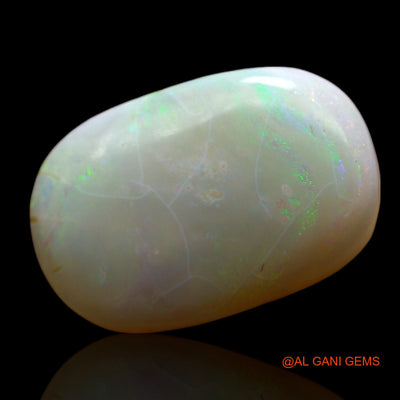 7.00 Cts Natural Australian Fire Opal Loose Gemstone Oval Cabochon 18x12x4 mm AF-435