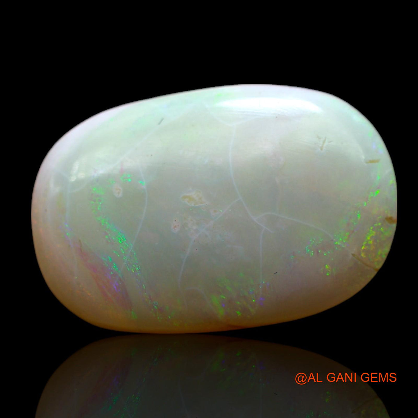 7.00 Cts Natural Australian Fire Opal Loose Gemstone Oval Cabochon 18x12x4 mm AF-435
