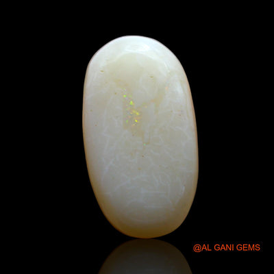 7.00 Cts Unheated Australian Fire Opal Loose Gemstone Oval Cabochon Natural 19x10x4 mm AF-436
