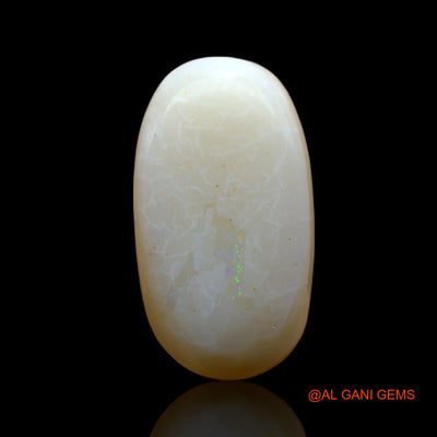 7.00 Cts Unheated Australian Fire Opal Loose Gemstone Oval Cabochon Natural 19x10x4 mm AF-436