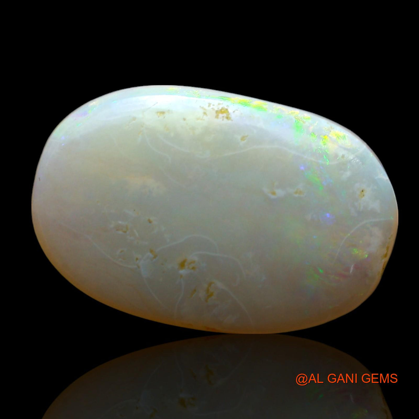 6.00 Cts Natural Australian Fire Opal Loose Gemstone Oval Cabochon 18x12x4 mm AF-437