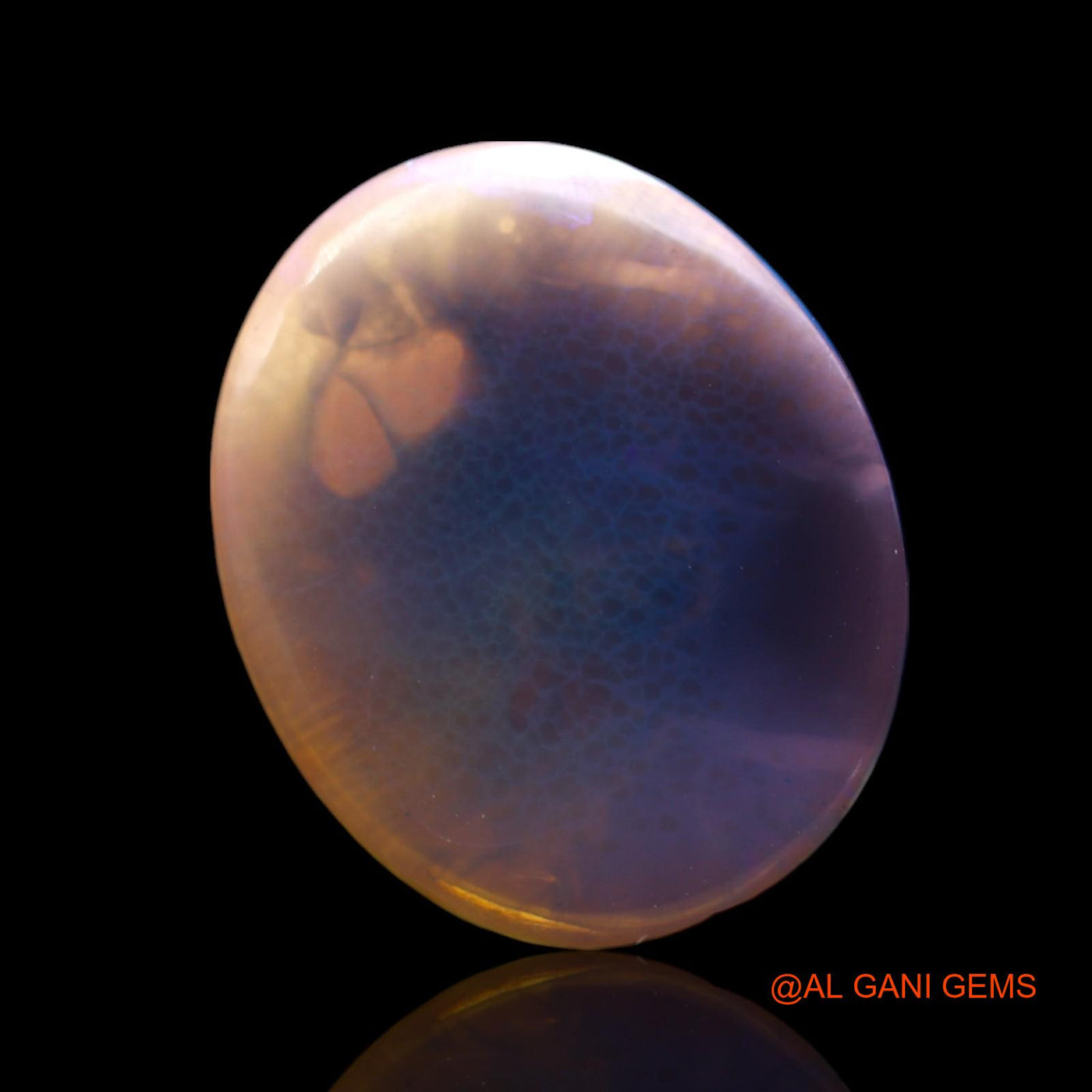 Natural Untreated Fire Opal Loose Gemstone Oval Cabochon From Australia 3.00 Cts 18x14x2 mm AF-438