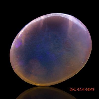 Natural Untreated Fire Opal Loose Gemstone Oval Cabochon From Australia 3.00 Cts 18x14x2 mm AF-438