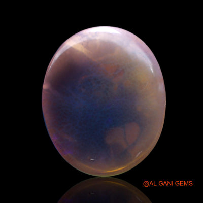 Natural Untreated Fire Opal Loose Gemstone Oval Cabochon From Australia 3.00 Cts 18x14x2 mm AF-438