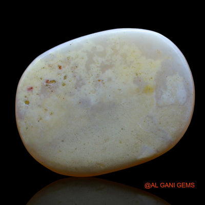 Natural Fire Opal Gemstone 5.00 Cts Loose Oval Cabochon From Australia 18x13x3 mm AF-439