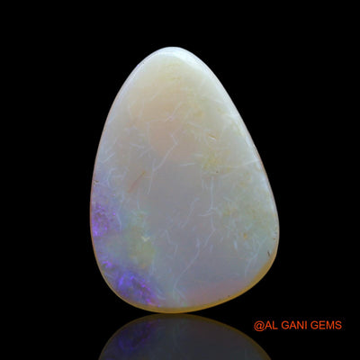 4.00 Cts Natural Australian Fire Opal Loose Gemstone Pear Cabochon 17x12x3 mm AF-440