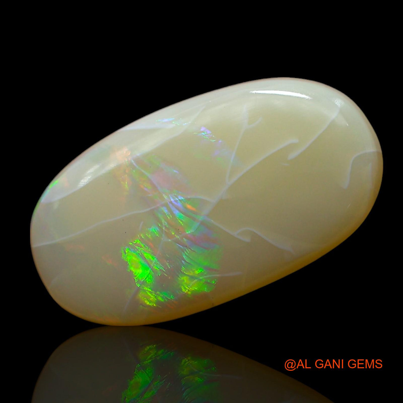 6.00 Cts Natural Australian Fire Opal Loose Gemstone Oval Cabochon 18x10x4 mm AF-442