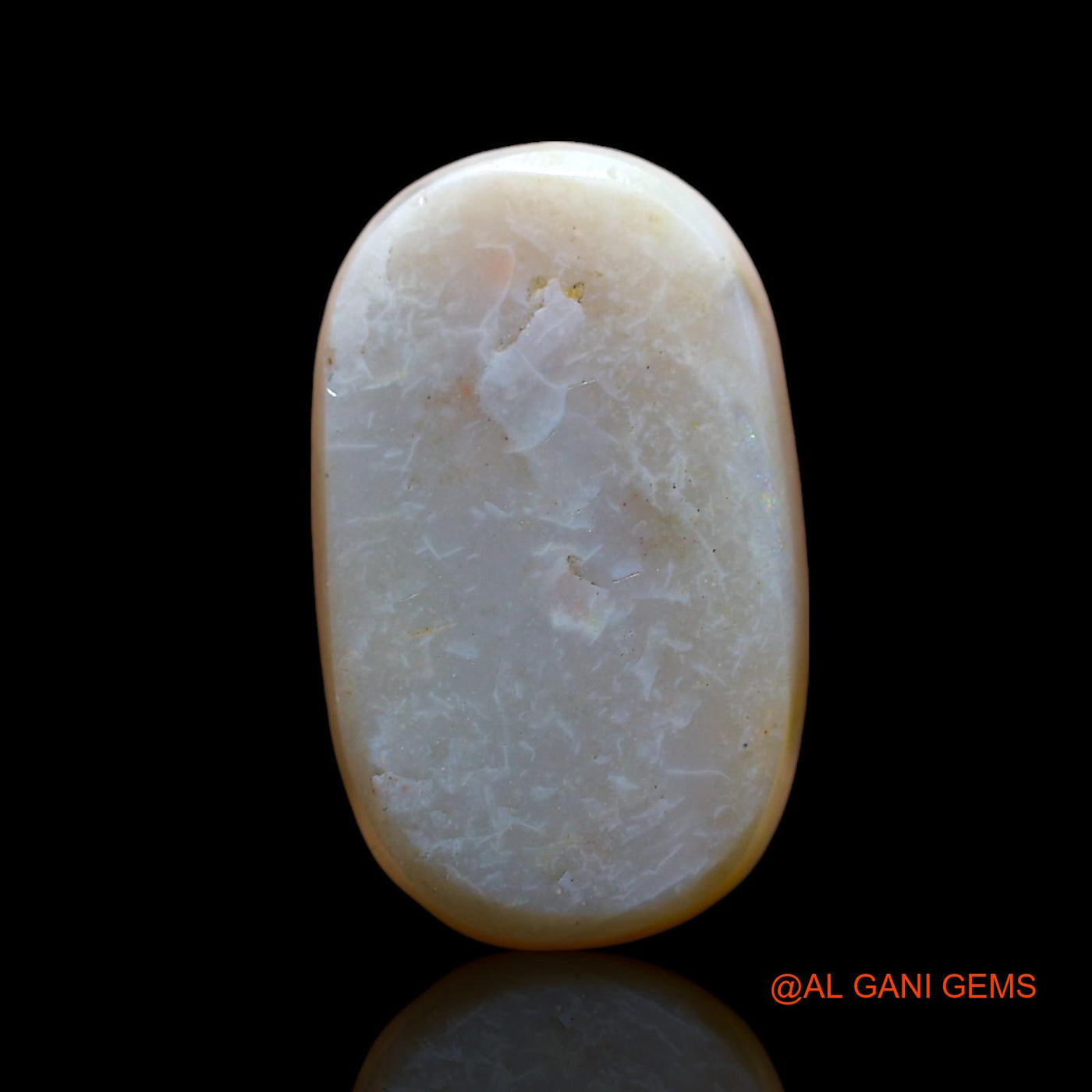 7.00 Cts Natural Australian Fire Opal Loose Gemstone Oval Cabochon 18x11x5 mm AF-443