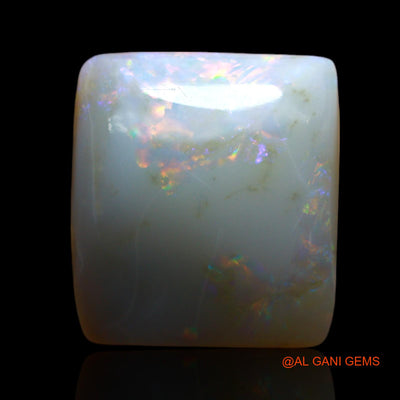 7.00 Cts Natural Australian Fire Opal Loose Gemstone Square Cabochon 13x12x5 mm AF-444