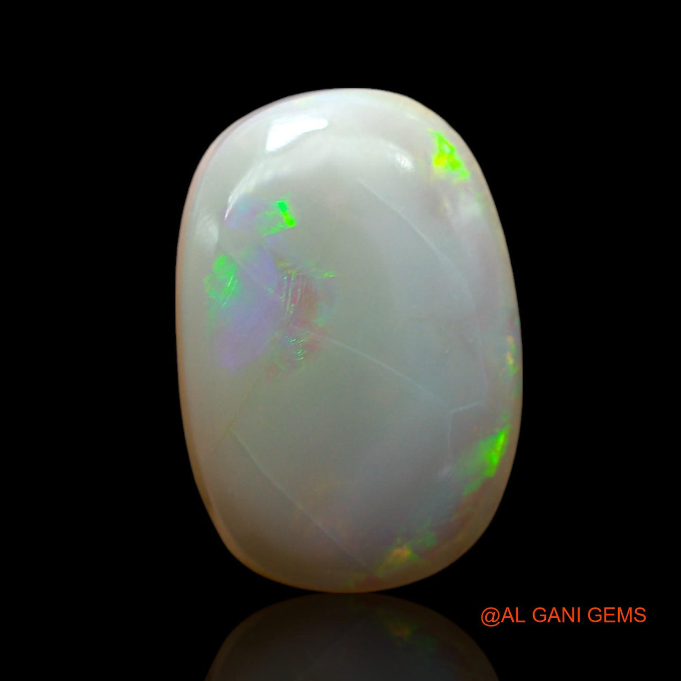 6.00 Cts Natural Australian Fire Opal Oval Cabochon Loose Gemstone For Jewelry 17x11x4 mm AF-447