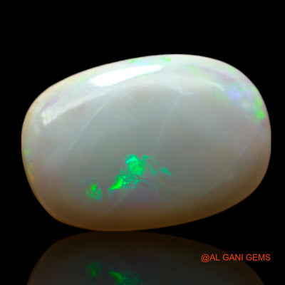 6.00 Cts Natural Australian Fire Opal Oval Cabochon Loose Gemstone For Jewelry 17x11x4 mm AF-447