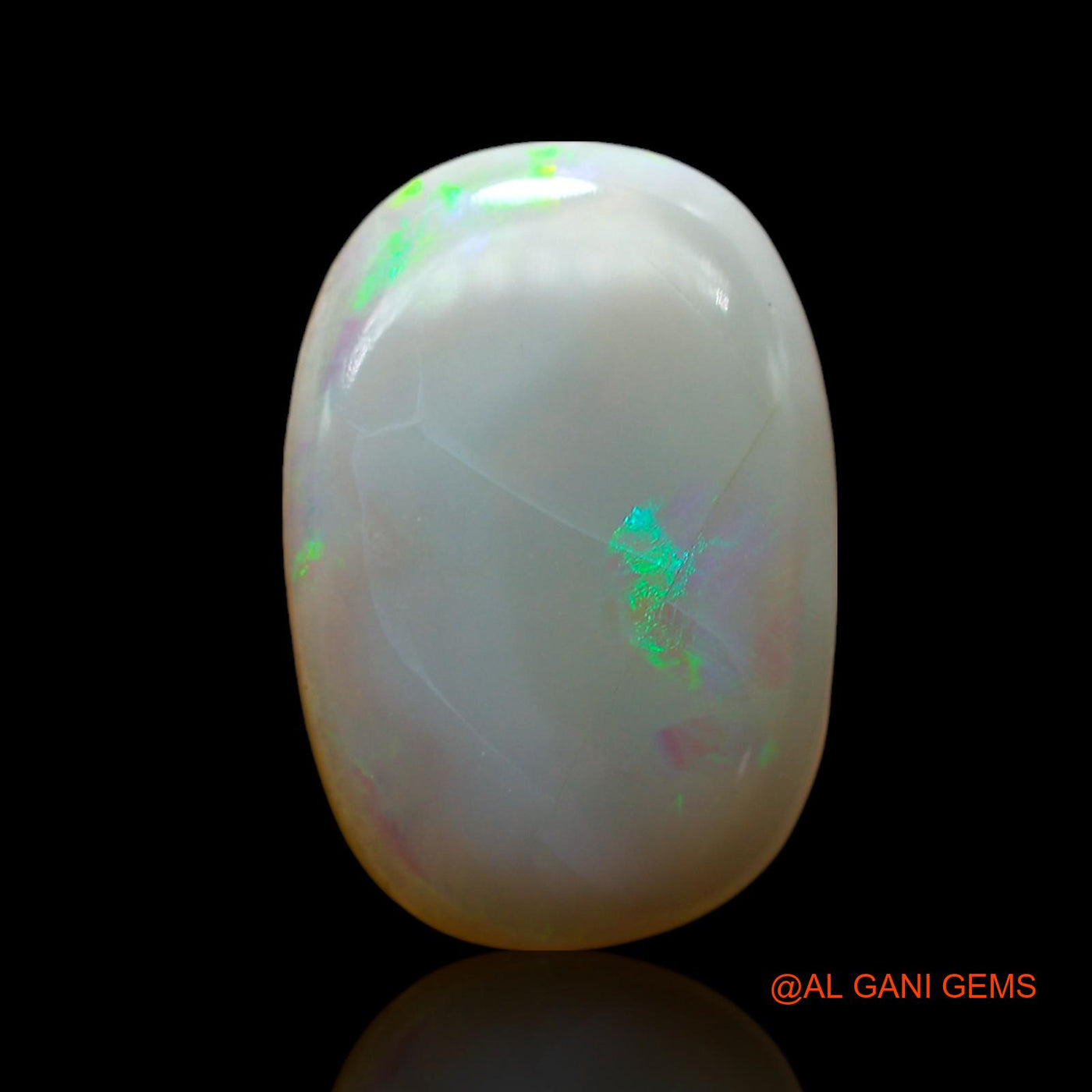 6.00 Cts Natural Australian Fire Opal Oval Cabochon Loose Gemstone For Jewelry 17x11x4 mm AF-447