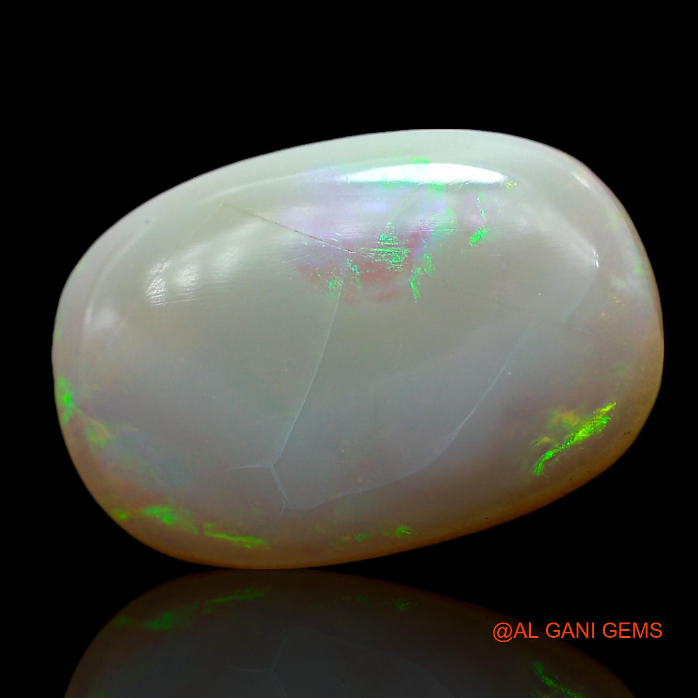 6.00 Cts Natural Australian Fire Opal Oval Cabochon Loose Gemstone For Jewelry 17x11x4 mm AF-447