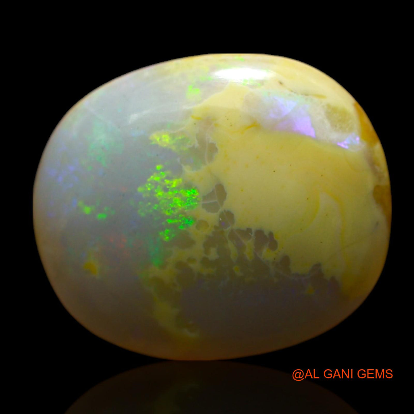 6.00 Cts Natural Australian Fire Opal Loose Gemstone Oval Cabochon 16x13x4 mm AF-448