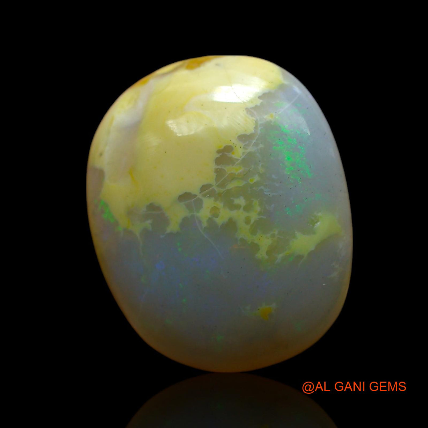 6.00 Cts Natural Australian Fire Opal Loose Gemstone Oval Cabochon 16x13x4 mm AF-448