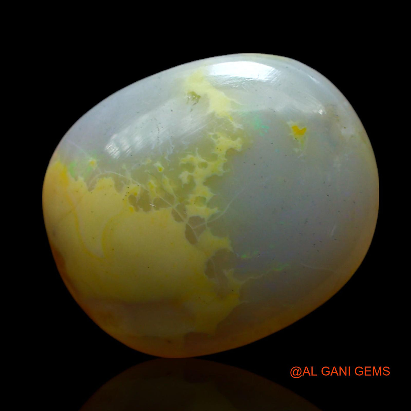 6.00 Cts Natural Australian Fire Opal Loose Gemstone Oval Cabochon 16x13x4 mm AF-448