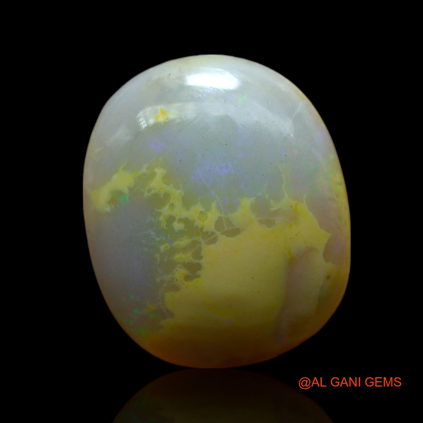 6.00 Cts Natural Australian Fire Opal Loose Gemstone Oval Cabochon 16x13x4 mm AF-448