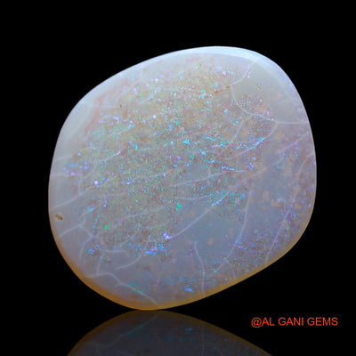 Natural Untreated Fire Opal Loose Gemstone Oval Cabochon From Australia 3.00 Cts 16x13x2 mm AF-449