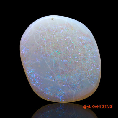Natural Untreated Fire Opal Loose Gemstone Oval Cabochon From Australia 3.00 Cts 16x13x2 mm AF-449