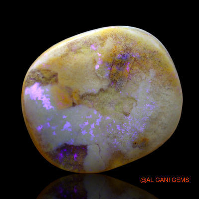Natural Fire Opal Gemstone 7.00 Cts Loose Oval Cabochon From Australia 17x14x3 mm AF-44
