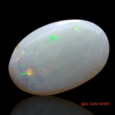Natural Untreated Fire Opal Loose Gemstone Oval Cabochon From Australia 4.00 Cts 17x11x3 mm AF-450