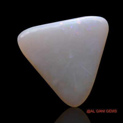 3.00 Cts Natural Australian Fire Opal Loose Gemstone Trillion Cabochon 14x14x2 mm AF-451