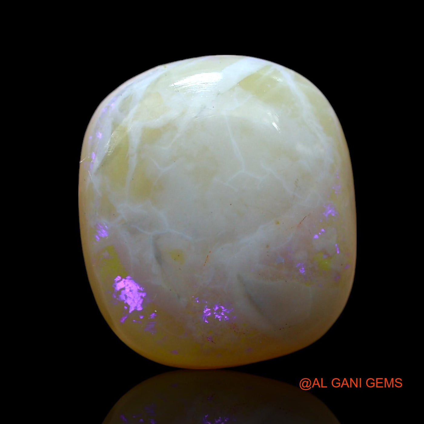 10.00 Cts Natural Australian Fire Opal Loose Gemstone Oval Cabochon 15x13x6 mm AF-452
