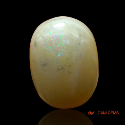 9.00 Cts Natural Australian Fire Opal Loose Gemstone Oval Cabochon 16x12x7 mm AF-453