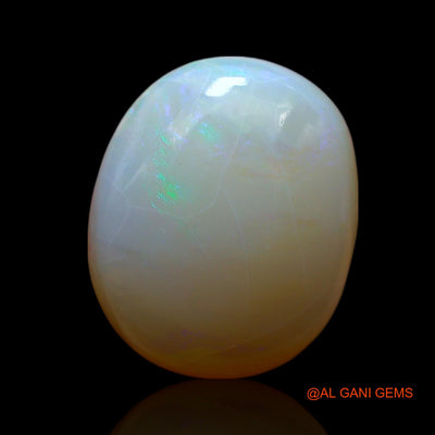 Natural Untreated Fire Opal Loose Gemstone Oval Cabochon From Australia 6.00 Cts 15x12x5 mm AF-455