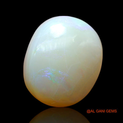 Natural Untreated Fire Opal Loose Gemstone Oval Cabochon From Australia 6.00 Cts 15x12x5 mm AF-455