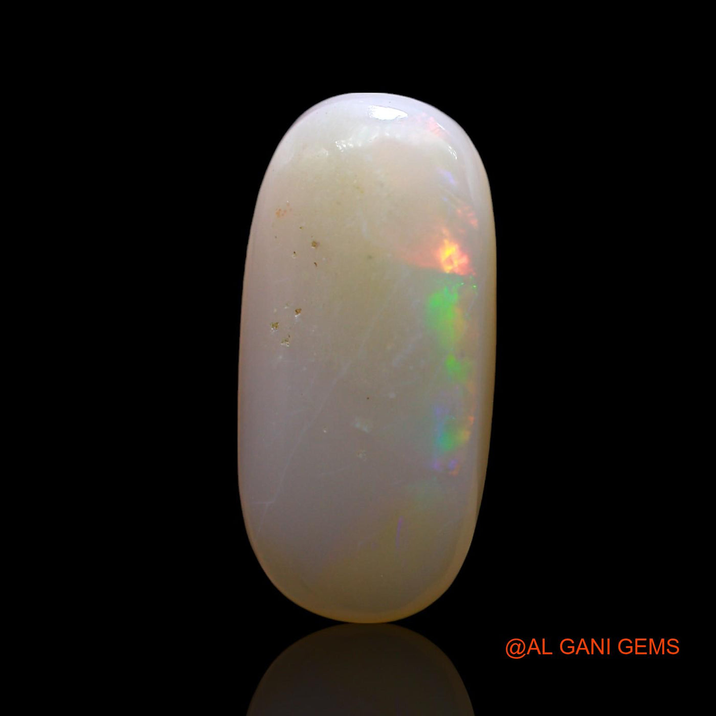 4.00 Cts Natural Australian Fire Opal Loose Gemstone Oval Cabochon 18x8x4 mm AF-457