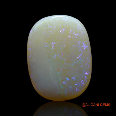 9.00 Cts Natural Australian Fire Opal Loose Gemstone Oval Cabochon 17x13x5 mm AF-45