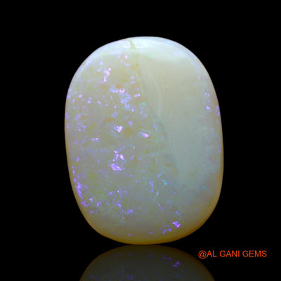 9.00 Cts Natural Australian Fire Opal Loose Gemstone Oval Cabochon 17x13x5 mm AF-45