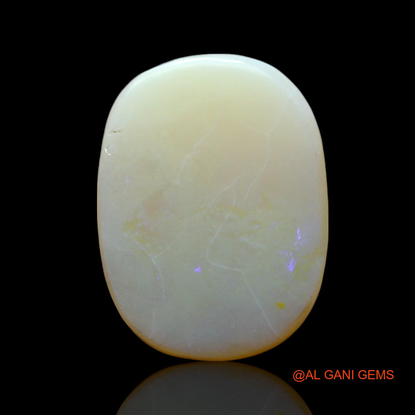 9.00 Cts Natural Australian Fire Opal Loose Gemstone Oval Cabochon 17x13x5 mm AF-45