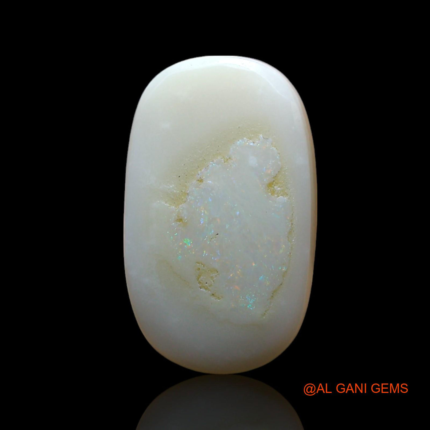 4.00 Cts Natural Australian Fire Opal Loose Gemstone Oval Cabochon 16x10x3 mm AF-460