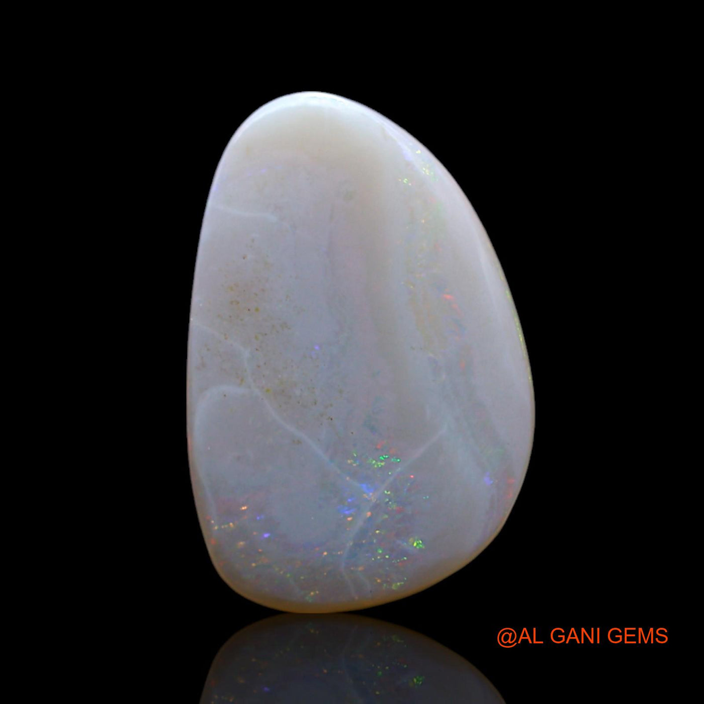 3.00 Cts Natural Australian Fire Opal Fancy Cabochon Loose Gemstone For Jewelry 16x11x2 mm AF-462