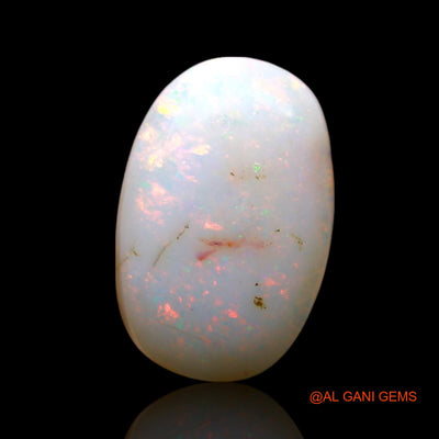 Natural Untreated Fire Opal Loose Gemstone Oval Cabochon From Australia 5.00 Cts 16x10x4 mm AF-463