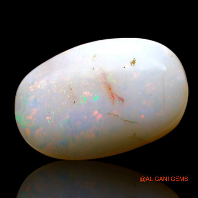 Natural Untreated Fire Opal Loose Gemstone Oval Cabochon From Australia 5.00 Cts 16x10x4 mm AF-463