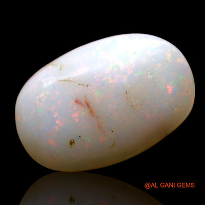 Natural Untreated Fire Opal Loose Gemstone Oval Cabochon From Australia 5.00 Cts 16x10x4 mm AF-463