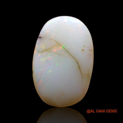 Natural Untreated Fire Opal Loose Gemstone Oval Cabochon From Australia 5.00 Cts 16x10x4 mm AF-463